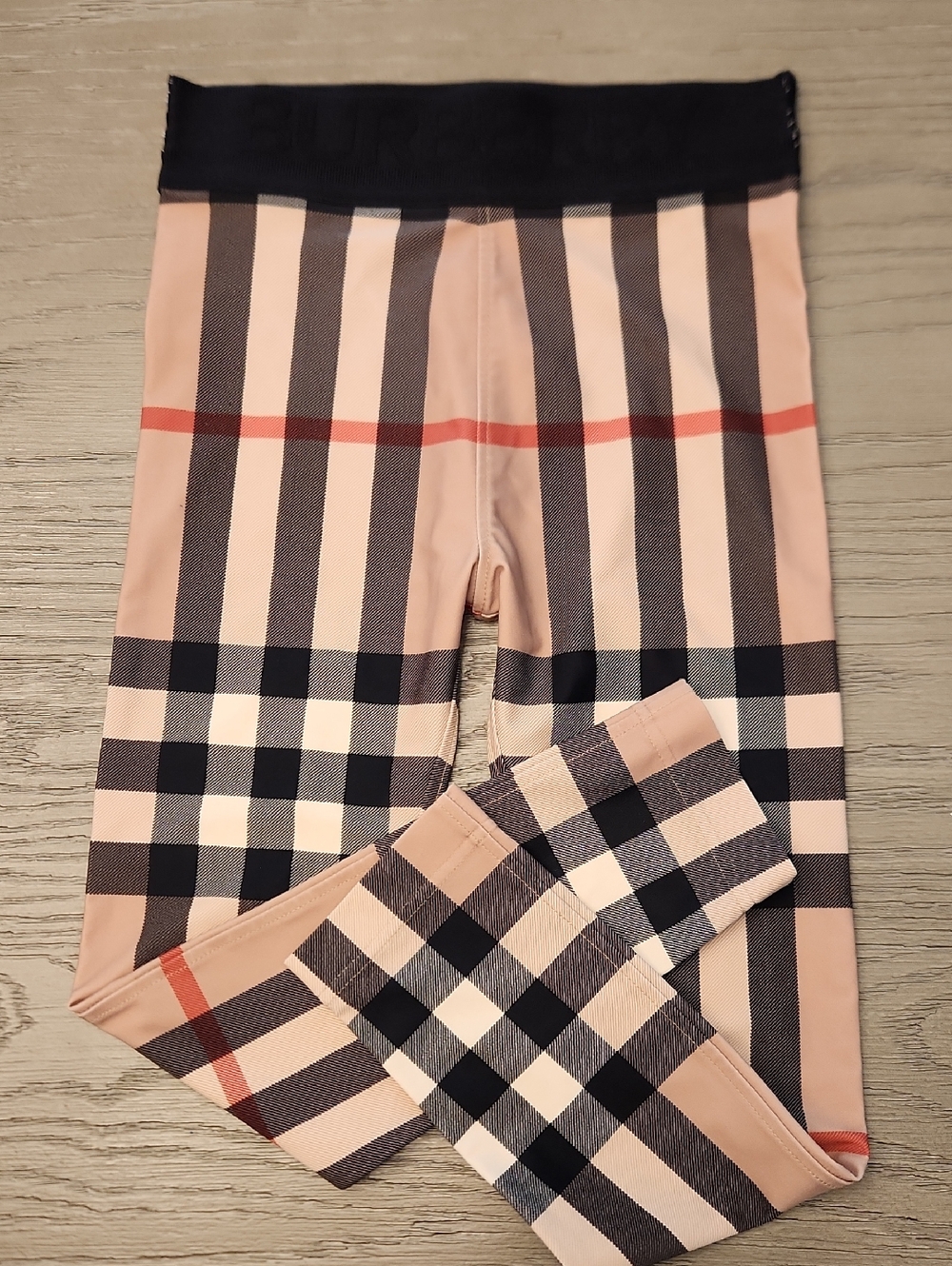 Burberry Plaid Girls Leggings